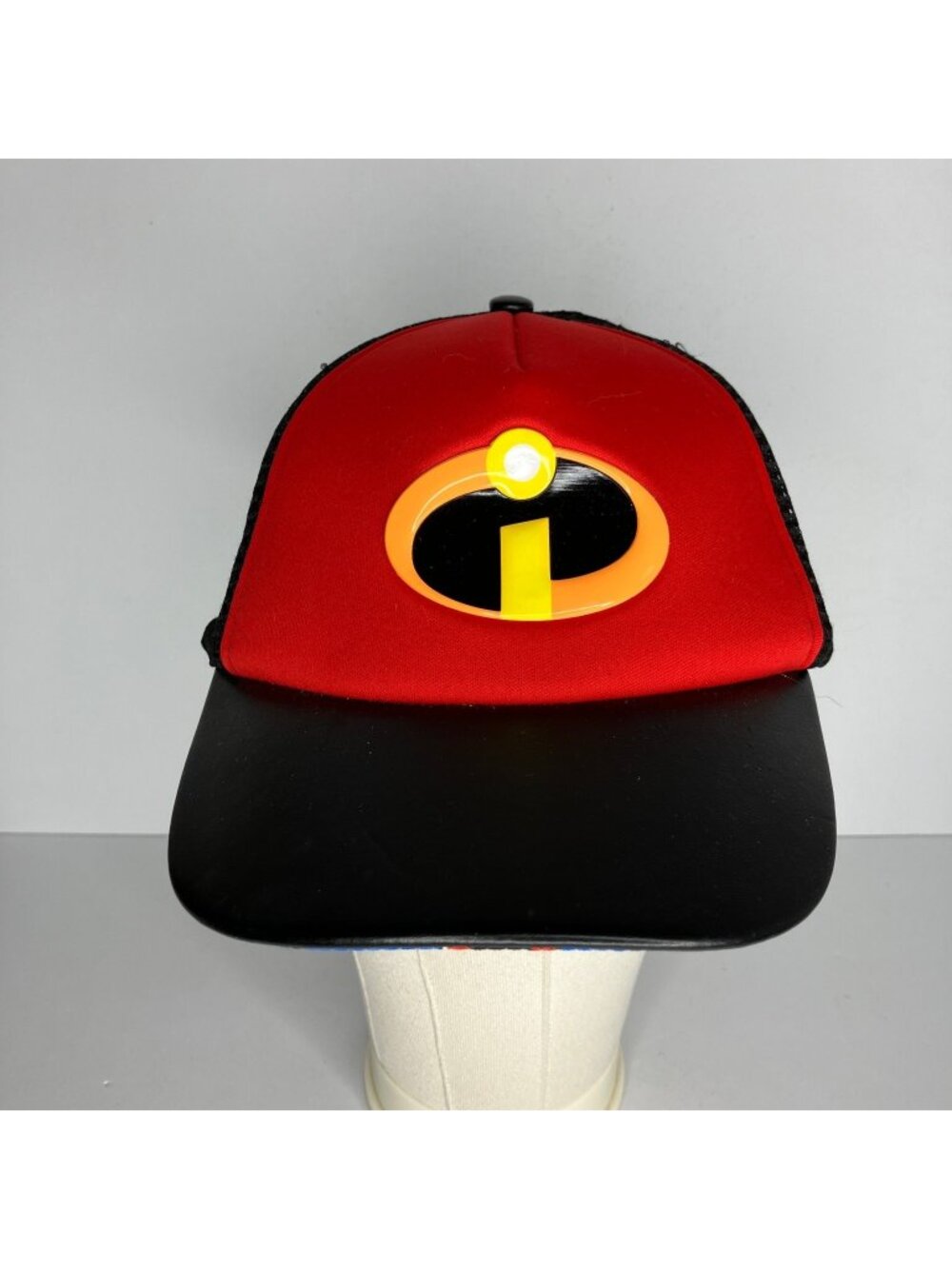 Disney Parks The Incredibles Hat Men's Adult Snapback Red Black